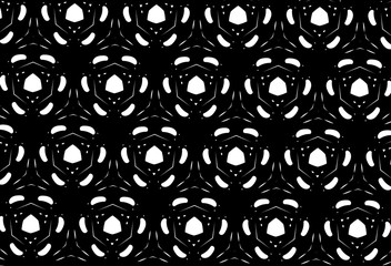 Простые узоры в чёрном и белом цвете. 5.49
