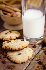 Biscuits with milk 