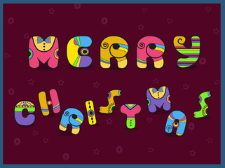 Fototapeta premium Merry Christmas