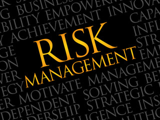 Fototapeta na wymiar Risk Management word cloud, business concept