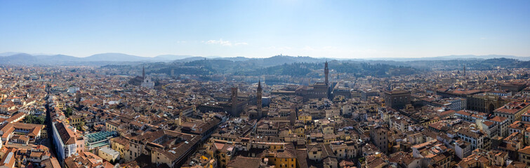 Fototapeta na wymiar Florence Panoramic View.