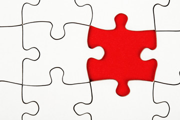 Missing piece in a puzzle, business conception