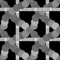 seamless pattern continuous circles つながった円形パターン