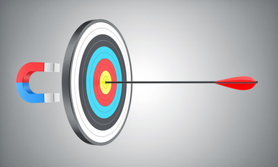 Target with an arrow