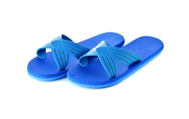 sandals flip flops on white background