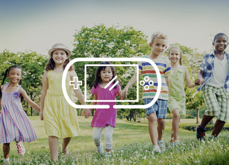 Fototapeta premium Video Game Controlling Joypad Gaming Concept