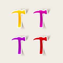 realistic design element: hammer