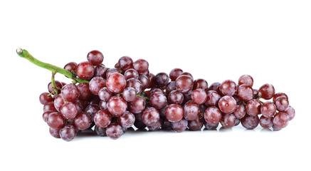 red grape isolated on white