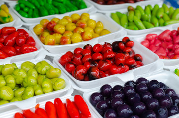 Thailand ball plated dessert. Made with green beans