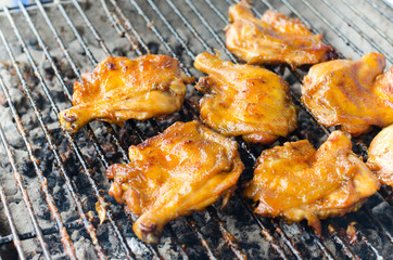 grilling chicken