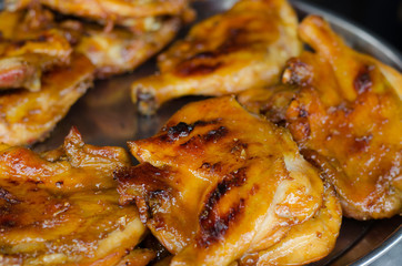 grilling chicken