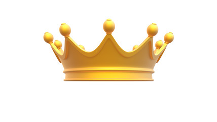 Golden crown of a king queen prince princess beautifully designed