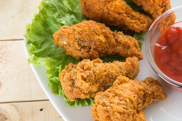 fried crispy chicken