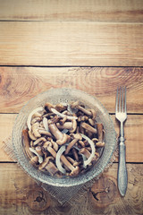 Canned Marinated Honey Fungus