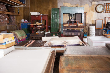 Interior Of Paper Factory