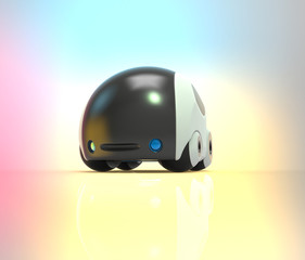 Fototapeta premium Futuristic vehicle