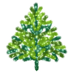クリスマス　クリスマスツリー　モミの木　アイコン