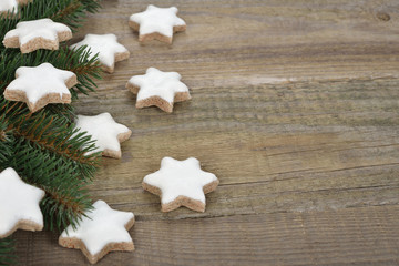 Christmas almond cookies