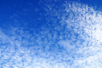blue sky with white clouds