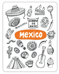 Doodle about Mexico.