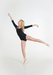 Fototapeta premium Ballerina girl blonde