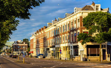 Fototapeta na wymiar Stieltjesstraat, a street in Rotterdam - the Netherlands
