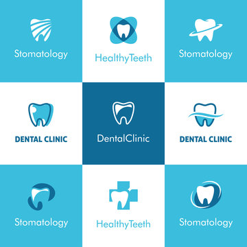Dental Clinic Teeth Logo