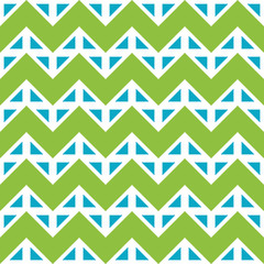 Vector modern seamless colorful geometry chevron lines pattern, color blue green abstract geometric background, trendy multicolored print, retro texture, hipster fashion design