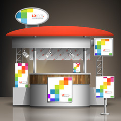 Exhibition stand template
