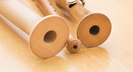 Variation of wooden recorders