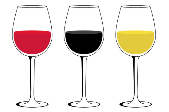 Icono plano copa de vino #1
