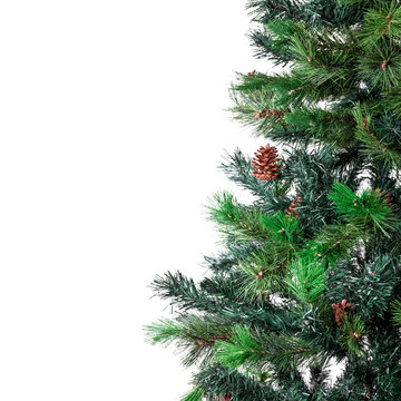 detatil of christmas tree