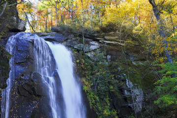 Fototapeta premium High Shoals Falls in South Mountains State Park