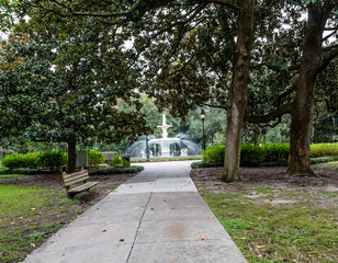 Small Path to Forsyth Fountain