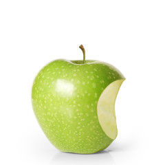  apple on white background