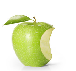  apple on white background
