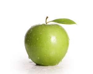  apple on white background