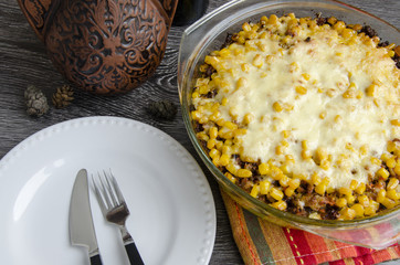 Rice casserole with corn