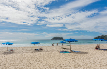 Obraz na płótnie Canvas holiday at kata Beach Phuket, Thailand