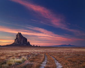 Fototapeta premium Shiprock, New Mexico, USA