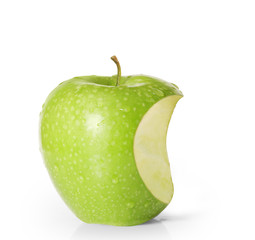  apple on white background
