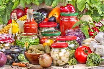 Preservation of healthy fresh fruit and vegetables