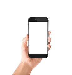 smartphone in hand