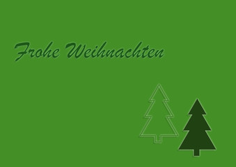 Obraz premium Frohe Weihnachten - Vektor Grafik