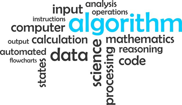 word cloud - algorithm