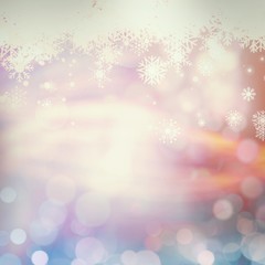 Glowing christmas background