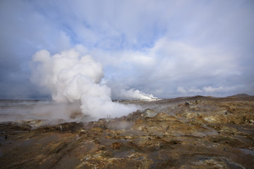 Fototapeta na wymiar Iceland Geysir Hotspring