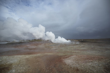 Iceland Geysir Hotspring