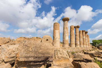 Agrigento Temple Pillars