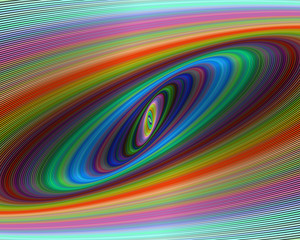Colorful ellipse fractal design background